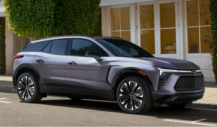 Gray Chevrolet SUV parked
